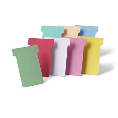 Nobo T-planbordkaarten index 4, ft 180 x 124 mm, lichtblauw