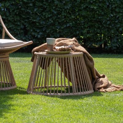 WOOOD Outdoor Hocker/Bijzettafel 'Alatna' Wicker, 43cm