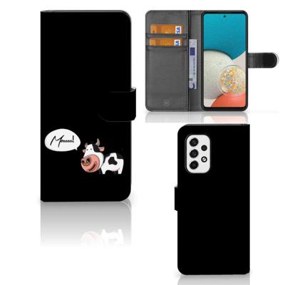 Samsung Galaxy A53 Leuk Hoesje Cow Samsung Galaxy A53 Leuk Hoesje Cow