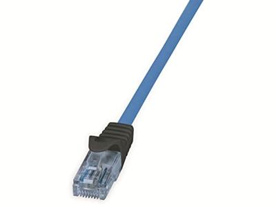 LogiLink CPP010 RJ45 Netwerkkabel, patchkabel CAT 6A U/UTP 10 m Blauw Vlambestendig, Halogeenvrij, Met anti-kniktule, Snagless, Vergulde steekcontacten 1 LogiLink CPP010 RJ45 Netwerkkabel, patchkabel CAT 6A U/UTP 10 m Blauw Vlambestendig, Halogeenvrij, Met anti-kniktule, Snagless, Vergulde steekcontacten 1