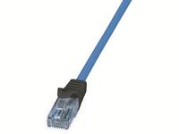 LogiLink CPP010 RJ45 Netwerkkabel, patchkabel CAT 6A U/UTP 10 m Blauw Vlambestendig, Halogeenvrij, Met anti-kniktule, Snagless, Vergulde steekcontacten 1 - thumbnail