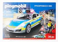 Playmobil - Porsche 911 Carrera 4S Police - White (70066) - thumbnail