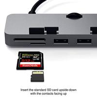 Satechi Clamp Hub Pro USB-combi-hub Space grijs - thumbnail