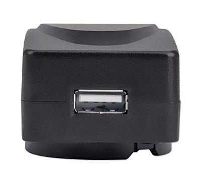 Manhattan- Products USB-reisstekker - USB-oplader met verwisselbare stekkers, reisadapter, wand-reisadapter, stopcontact EU/UK USA AU, oplader