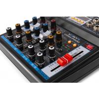 Vonyx VMM-P500 4-kanaals mixer met USB, BT & MP3-speler - thumbnail