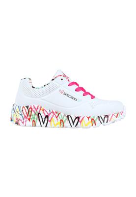 Skechers Uno Lite - Lovey Luv 314976L/WMLT Wit-29 maat 29