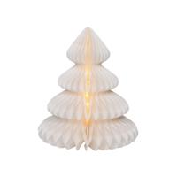 Verlichte decoratie Lumineo Wit Kerstboom Ø 42 x 48 cm - thumbnail