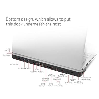 club3D 4K ChargingDock USB-C USB-C dockingstation Geschikt voor merk (dockingstation): Club 3D Geïntegreerde kaartlezer, USB-C Power Delivery - thumbnail