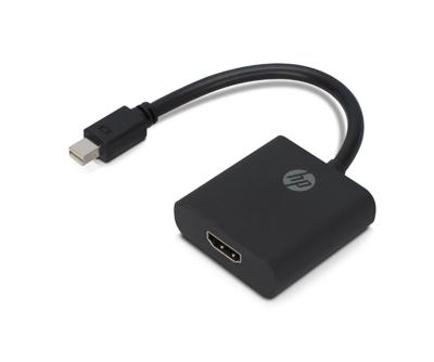 HP 2UX11AA Mini DisplayPort HDMI Type A (Standaard) Zwart