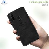 Voor Galaxy M30S PINWUYO Zun serie PC + TPU + huid waterdicht en anti-Fall all-inclusive beschermende shell (zwart) - thumbnail