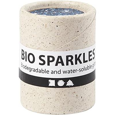 Creativ Company Bio glitter blauw, 10gr