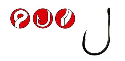 Gamakatsu Power Carp Ring Eye Nsb Size 14, 10 st
