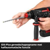 Einhell Professional TP-HD 18/28 Li BL+4 (1x3,0Ah+) -Accu-boorhamer 18 V 3 Ah Li-ion - thumbnail