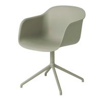 Muuto Fiber Chair Draaibaar Groen - thumbnail
