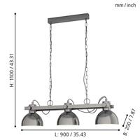 Eglo Eetkamer hanglampLubenham 1 - 43168 - thumbnail