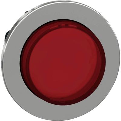 Schneider Electric ZB4FW143 ZB4FW143 Plat, Terugstelbaar (Ø) 30.5 mm Zonder markering Chroom, Rood 1 stuk(s)