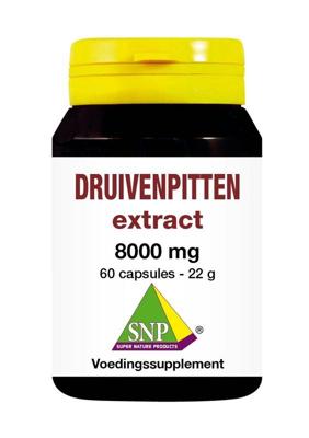 Snp Snp Druivenpitten Zaad Extract 8000 Mg (60ca) Snp Snp Druivenpitten Zaad Extract 8000 Mg (60ca)