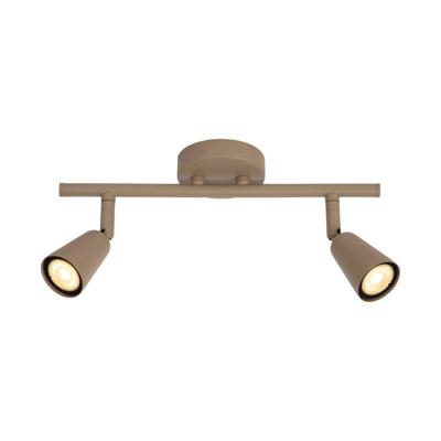 Lucide TIANA - Wandspot / Wandlamp - 2xGU10 - Taupe | Essential
