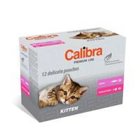 CALIBRA Cat Premium Kitten Pouches multipack - nat kattenvoer - 12x100g - thumbnail