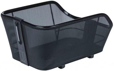 Basil cento tech fiber wsl - fietsmand - achterop - solid zwart
