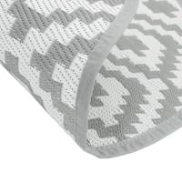 VidaXL Buitenkleed arakil ø160 cm polypropeen grijs - thumbnail