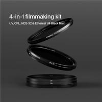 Urth 72mm Cinematic Filter Kit Plus+ (UV, CPL, ND32, Ethereal 1/4 Black Mist) - thumbnail