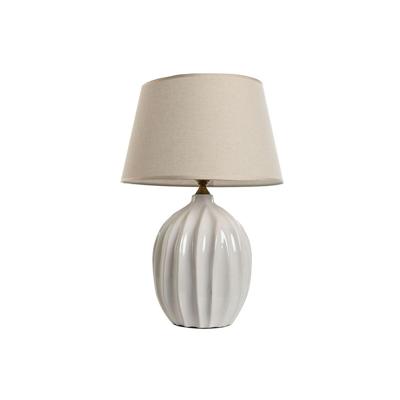 Bureaulamp Home ESPRIT Wit Porselein 50 W 220 V 40 x 40 x 60 cm