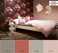 Livingwalls New Walls roze behang | 374301 - thumbnail