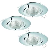 Eglo Set van 3 inbouwspotsTedo 1 chroom - 78883 - thumbnail