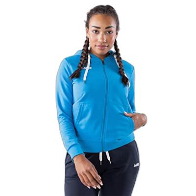 JAKO 6865K Jas Met Kap Base Kids - Jako-Blauw - 152