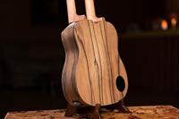 Ortega HYDRA-BSTE Double Neck Bass Tenor Uke dubbele elektrisch-akoestische ukelele met gigbag - thumbnail