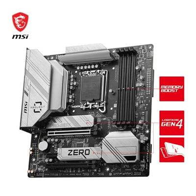 Moederbord - MSI - B760M Ptoject Zero Intel B760 LGA 1700 micro ATX