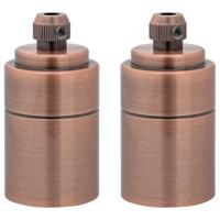 Lamphouders 2 st rood brons E27 - thumbnail