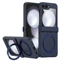 Lunso Samsung Galaxy Z Flip 7 FE / Z Flip6 backcover hoesje met MagSafe-ring - Donkerblauw - thumbnail