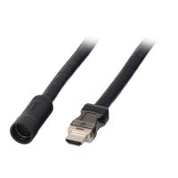 High Speed HDMI-Kabel LINDY Zwart 1 m - thumbnail