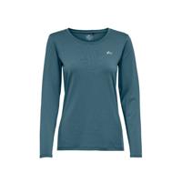 Only Play Clarissa lange mouwen Trainingsshirt petrol maat:xs - thumbnail