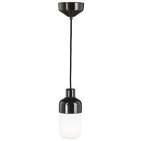 Ifö Electric Ohm hanglamp 100|215 opaal glas IP44 Zwart - thumbnail