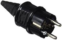 MENNEKES 10754 Stekker met randaarde Plastic 230 V Zwart IP44 - thumbnail