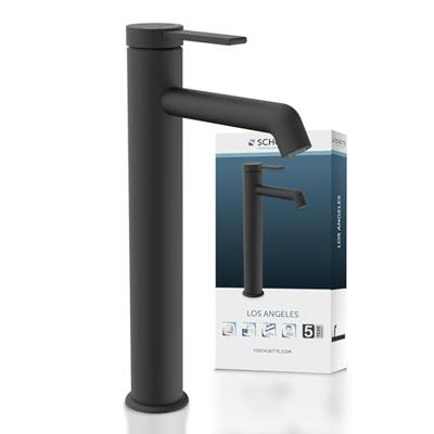 Schutte LOS ANGELES Wastafelkraan voor opzetwastafel | Mat zwart - 33116