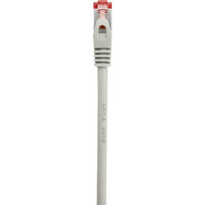 Renkforce RF-4724264 RJ45 Netwerkkabel, patchkabel CAT 6 S/FTP 3.00 m Grijs Snagless, Vergulde steekcontacten, Vlambestendig 1 stuk(s)