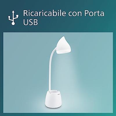 Philips LED Hat DSK213 PT 8719514443778 Tafellamp met accu LED LED 4.5 W Wit