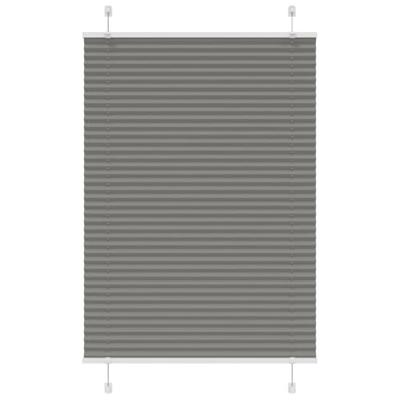 VidaXL Plissé rolgordijn 85x150 cm stofbreedte 84,4 cm antraciet VidaXL Plissé rolgordijn 85x150 cm stofbreedte 84,4 cm antraciet