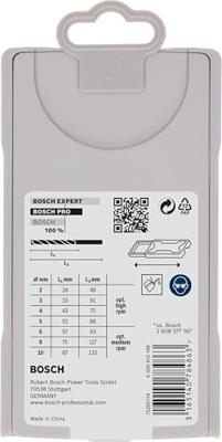 Bosch Accessories 2608589296 Metaal-spiraalboorset 7-delig 2 mm, 3 mm, 4 mm, 5 mm, 6 mm, 8 mm, 10 mm 1 set(s) Bosch Accessories 2608589296 Metaal-spiraalboorset 7-delig 2 mm, 3 mm, 4 mm, 5 mm, 6 mm, 8 mm, 10 mm 1 set(s)