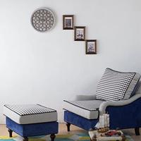 NeXtime NE-3212BR Wandklok Dia. 39.5 Cm, Polyresin/hout, Grijs - thumbnail
