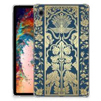 Samsung Galaxy Tab A9 | Siliconen hoesje | Beige Flowers - thumbnail