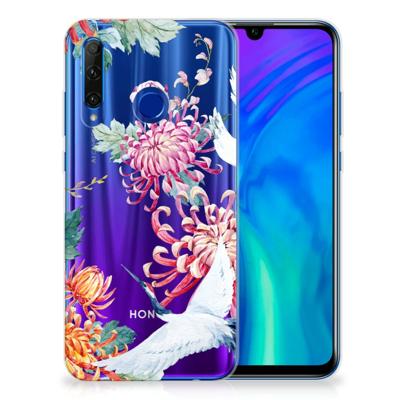 Honor 20 Lite | TPU Hoesje | Bird Flowers Honor 20 Lite | TPU Hoesje | Bird Flowers