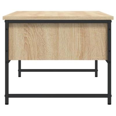 Salontafel 101x49x39,5 cm bewerkt hout sonoma eikenkleurig