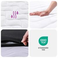 Binnenveringsmatras voor kinderen middelhard 80x160 cm - thumbnail