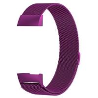 Fitbit Charge 3 & 4 milanese bandje - Maat: Large - Paars - thumbnail