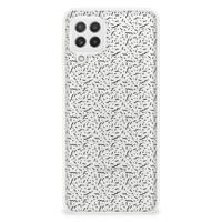 Samsung Galaxy A22 4G | M22 | TPU bumper | Stripes Dots - thumbnail
